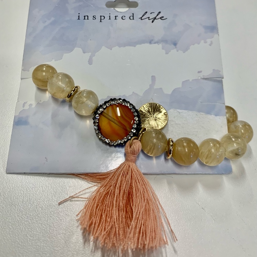 NEw Inspired Life Beaded Bracelet